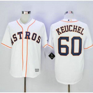 MLB Astros 60 Dallas Keuchel New White Cool Base Men Jersey
