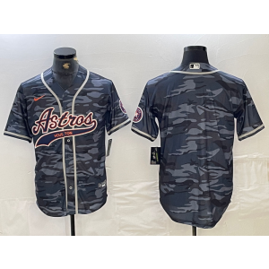 MLB Astros Blank Camo Nike Cool Base Men Jersey