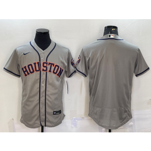 MLB Astros Blank Grey Nike Flexbase Men Jersey
