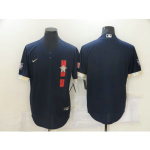 MLB Astros Blank Navy 2021 All-Star Cool Base Men Jersey