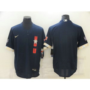 MLB Astros Blank Navy 2021 All-Star Flexbase Men Jersey