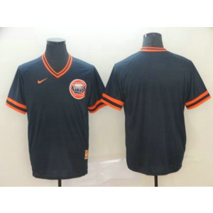 MLB Astros Blank Navy Nike Cooperstown Collection Legend V-Neck Men Jersey