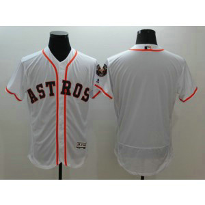 MLB Astros Blank White Flexbase Men Jersey