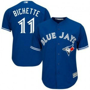 MLB Blue Jays 11 Bo Bichette Blue Cool Base Men Jerseys