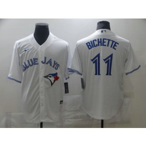 MLB Blue Jays 11 Bo Bichette Blue Cool Base Nike Men Jersey