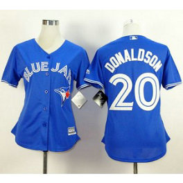 MLB Blue Jays 20 Josh Donaldson Blue Alternate Women Jersey
