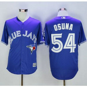 MLB Blue Jays 54 Roberto Osuna Blue New Cool Base 40th Men Jersey