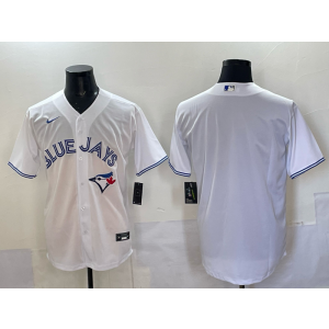 MLB Blue Jays Blank White Nike Cool Base Men Jersey