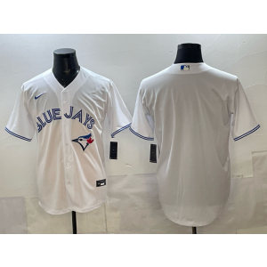 MLB Blue Jays Blank White Nike Cool Base Men Jersey