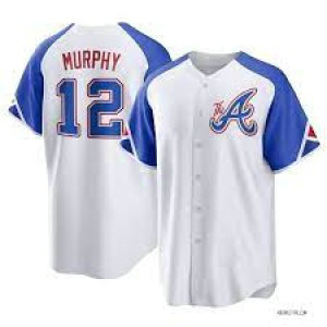 MLB Braves 12 Sean Murphy White 2023 City Connect Nike Cool Base Men Jersey