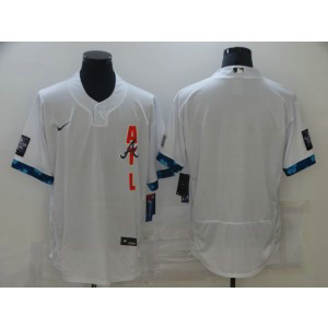 MLB Braves Blank White 2021 All-Star Flexbase Men Jersey
