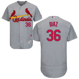 MLB Cardinals 36 Aledmys Diaz Gray Flexbase Men Jersey