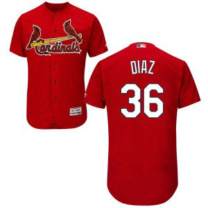 MLB Cardinals 36 Aledmys Diaz Red Flexbase Men Jersey