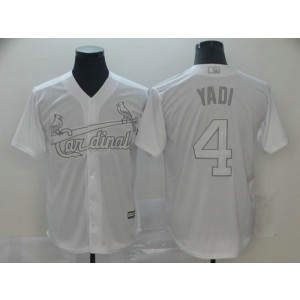 MLB Cardinals 4 Yadier Molina Yadi White 2019 Players Weekend Player Men Jersey