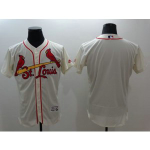 MLB Cardinals Blank Cream 2016 New Flexbase Men Jersey
