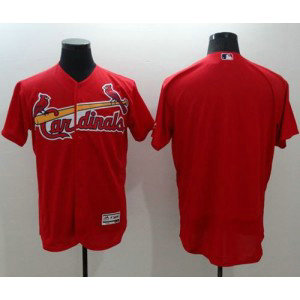 MLB Cardinals Blank Red Flexbase Men Jersey