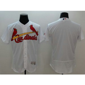 MLB Cardinals Blank White 2016 New Flexbase Men Jersey