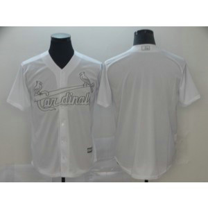 MLB Cardinals Blank White 2019 Players Weekend Player Men Jersey