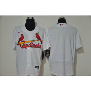 MLB Cardinals Blank White 2020 Nike Cool Base Men Jersey