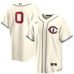 MLB Cubs 0 Marcus Stroman Cream 2022 Field of Dreams Cool Base Men Jersey