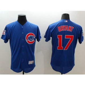 MLB Cubs 17 Kris Bryant Blue 2016 New Flexbase Men Jersey
