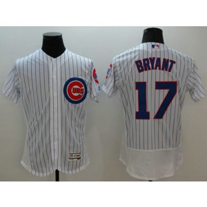 MLB Cubs 17 Kris Bryant White 2016 New Flexbase Men Jersey