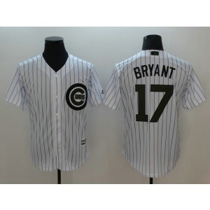 MLB Cubs 17 Kris Bryant White 2018 Memorial Day Cool Base Men Jersey