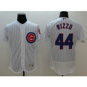 MLB Cubs 44 Anthony Rizzo White 2016 New Flexbase Men Jersey