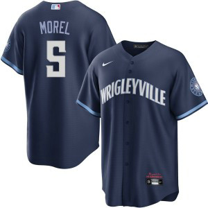 MLB Cubs 5 Wrigleyville Christopher Morel Cool Base Men Jersey