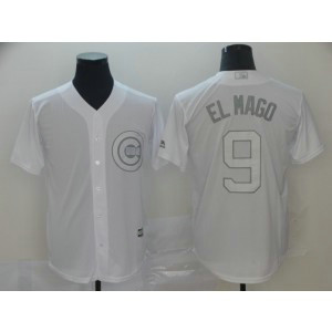 MLB Cubs 9 Javier Baez El Mago White 2019 Players Weekend Player Men Jersey