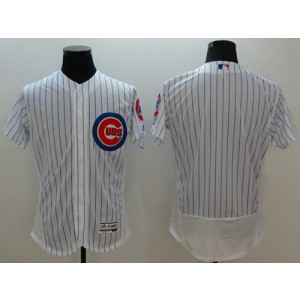 MLB Cubs Blank White New Flexbase Men Jersey