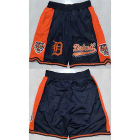 MLB Detroit Tigers Navy Shorts (Run Small)