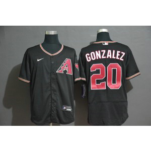 MLB Diamondbacks 20 Luis Gonzalez Black 2020 Nike Flexbase Men Jersey
