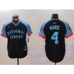 MLB Diamondbacks 4 Ketel Marte Black 2024 All-Star Nike Cool Base Men Jersey