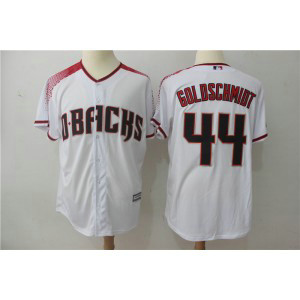 MLB Diamondbacks 44 Paul Goldschmidt White Brick Cool Base Men Jersey