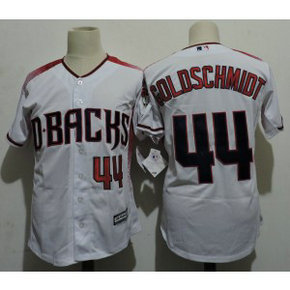 MLB Diamondbacks 44 Paul Goldschmidt White Brick New Cool Base Men Jersey