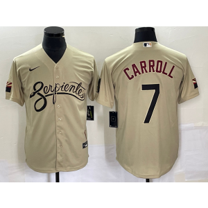 MLB Diamondbacks 7 Corbin Carroll City Connect Nike Cool Base Men Jersey