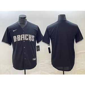 MLB Diamondbacks Blank Black Nike Cool Base Men Jersey