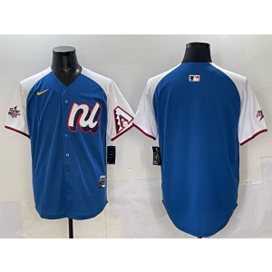 MLB Diamondbacks Blank Blue Alternate 2025 All Star Nike Cool Base Men Jersey 1
