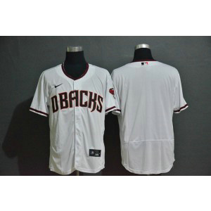 MLB Diamondbacks Blank White Nike 2020 Flexbase Men Jersey