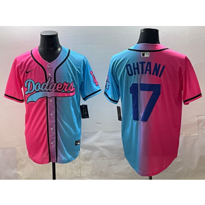 MLB Dodgers 17 Ohtani New Fashion Nike Cool Base Men Jersey