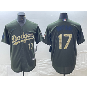 MLB Dodgers 17 Shohei Ohtani Salute To Service Nike Cool Base Men Jersey