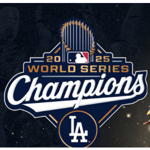 MLB Dodgers 2025 World Series Champion Patch