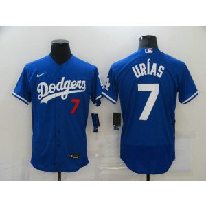 MLB Dodgers 7 Julio Urias Blue 2020 Nike Flexbase Men Jersey