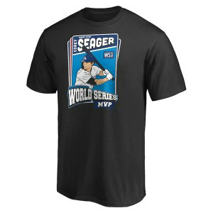 MLB Dodgers Black 2020 World Series Champions MVP T-shirt