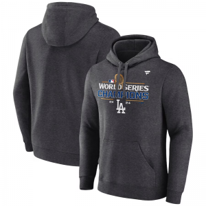 MLB Dodgers Blank Grey Hoodie