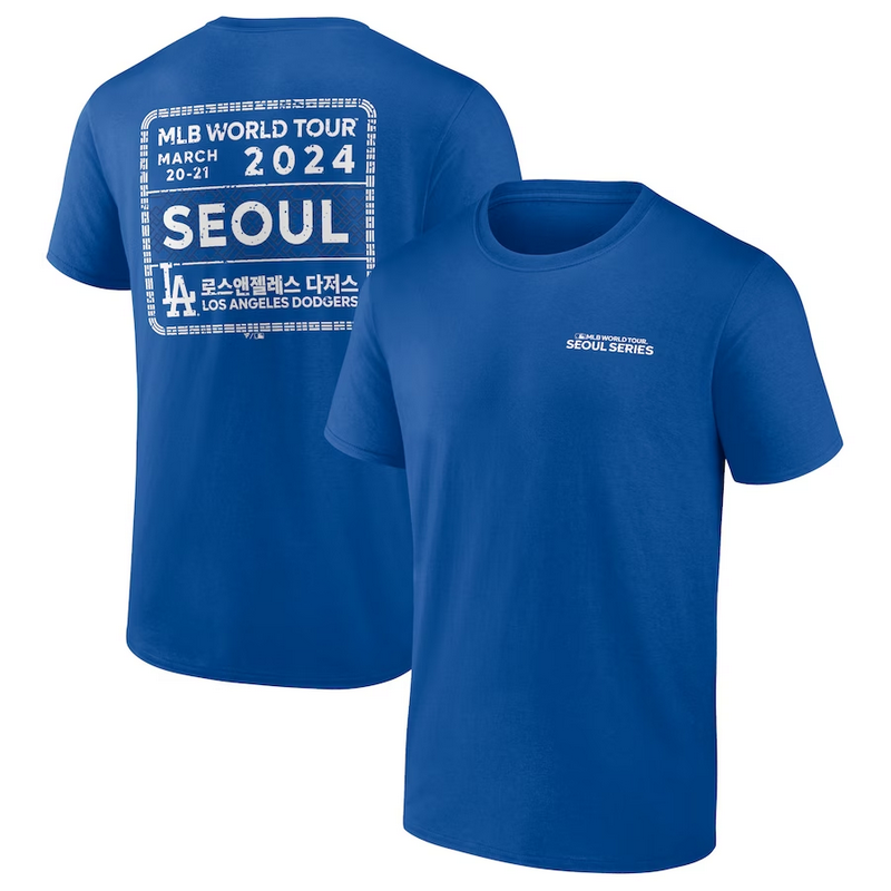 MLB Dodgers Royal  T-Shirt 2