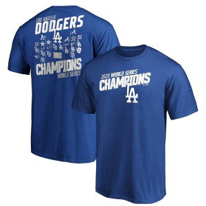 MLB Dodgers Royal 2020 World Series Champions T-shirt