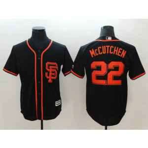 MLB Giants 22 Andrew McCutchen Black Cool Base Men Jersey