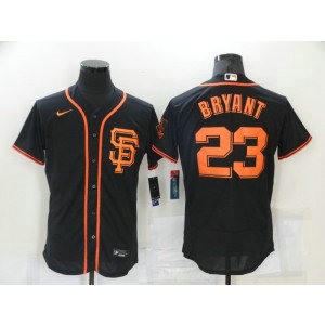 MLB Giants 23 Byrant Black Nike Flexbase Men Jersey